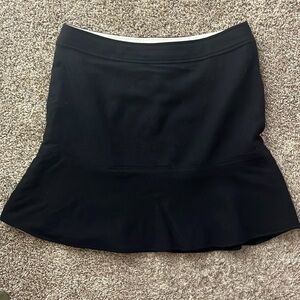 Black GAP above the knee wool mini skirt size 12
